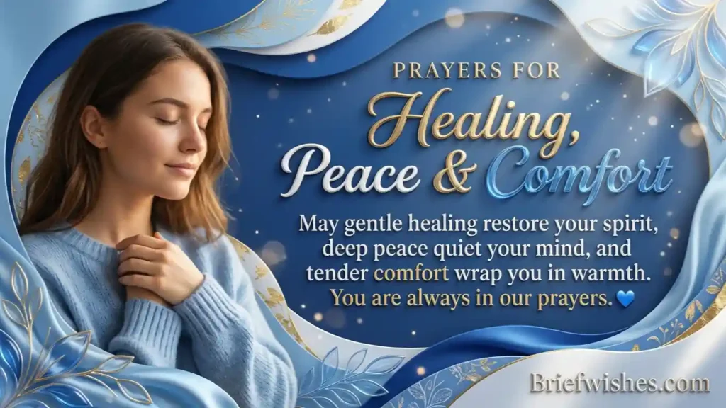 Prayers for Healing, Peace, and Emotional Comfort 