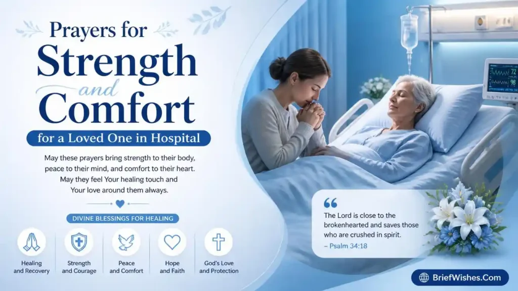 Prayers for Strength and Comfort for a Loved One in Hospital