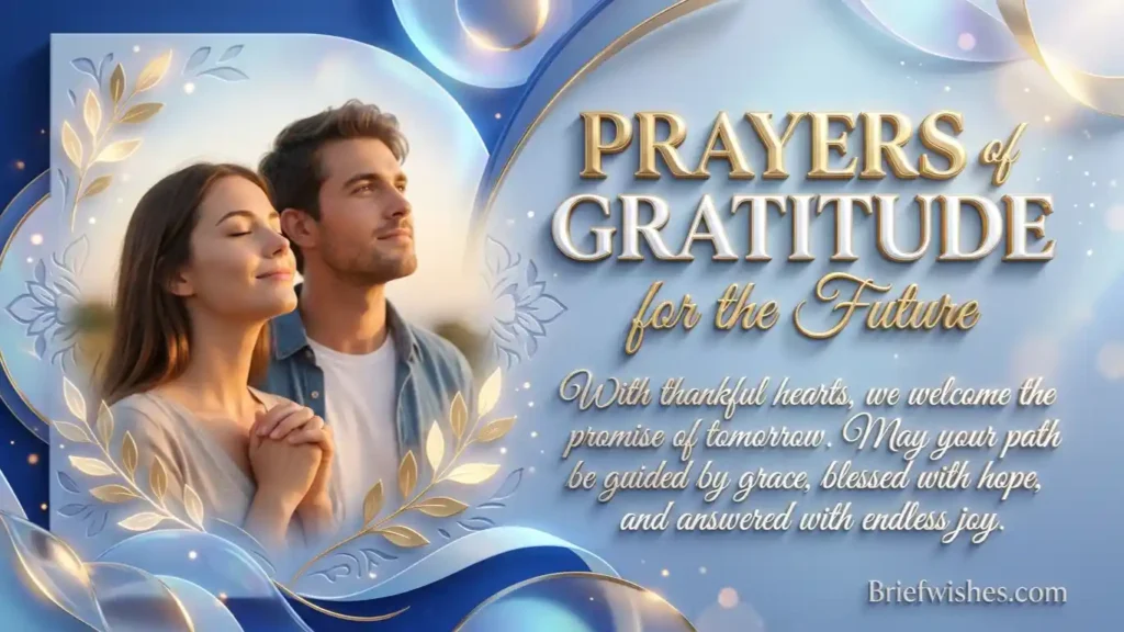 Prayers of Gratitude for the Future