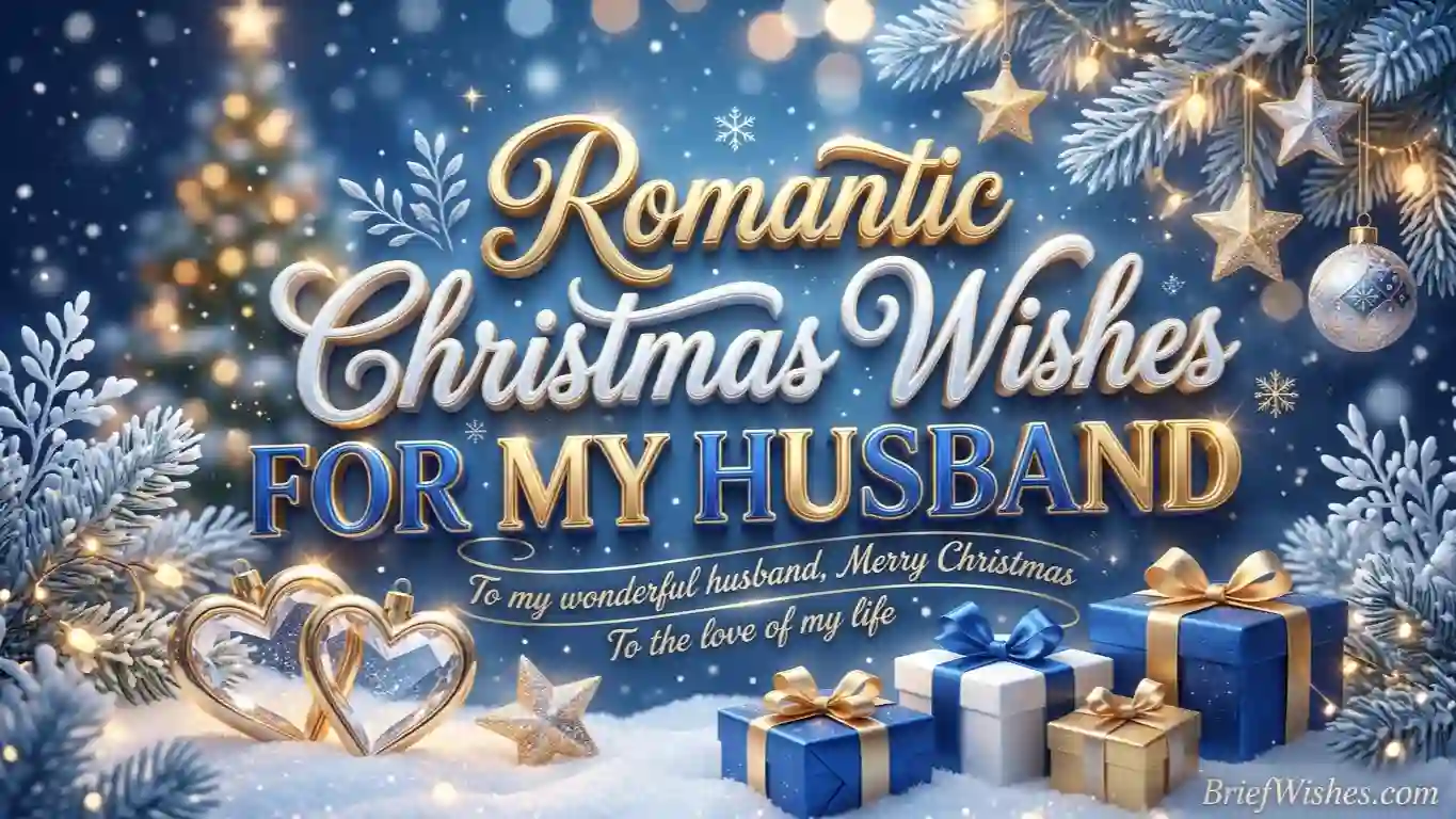 Romantic Christmas Wishes for Husband