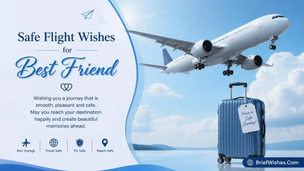  Safe Flight Wishes for Best Friend 