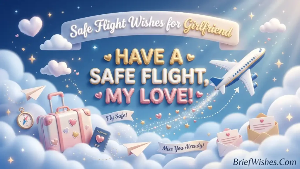Safe Flight Wishes for Girlfriend