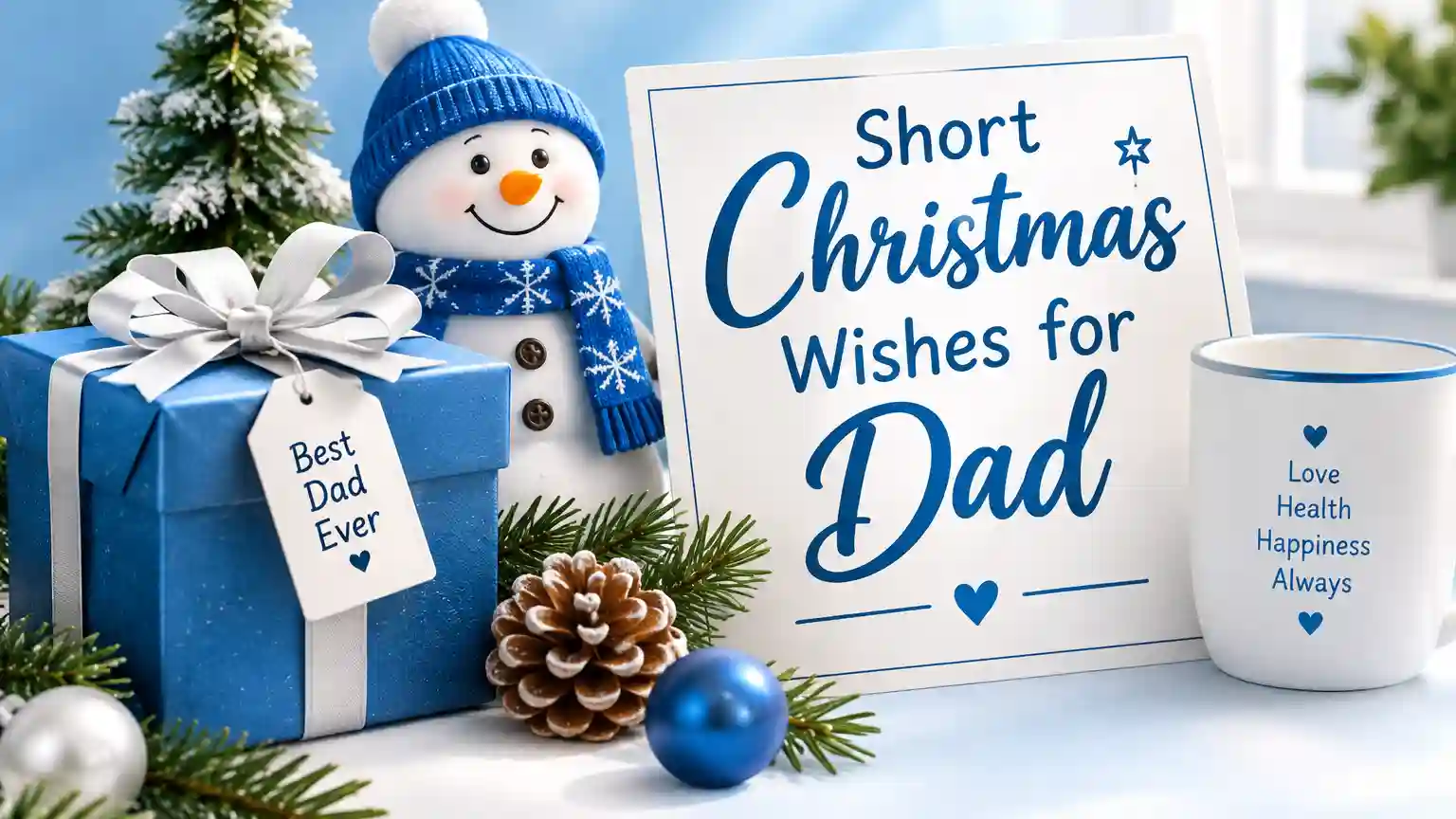 Short Christmas Wishes for Dad 