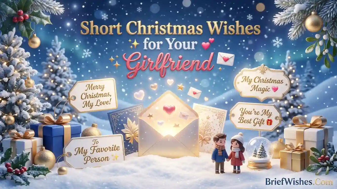 Short Christmas Wishes for Your Girlfriend 