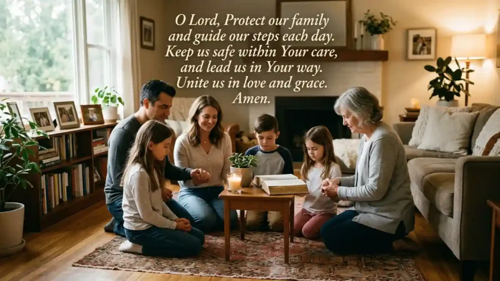 Short Prayer for Family Protection and Guidance