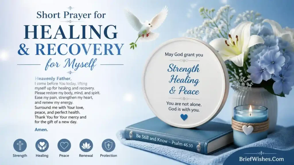 Short Prayer for Healing and Recovery for Myself