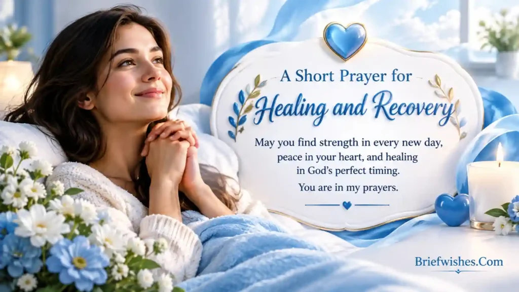 Short Prayer for Healing and Recovery for Someone 