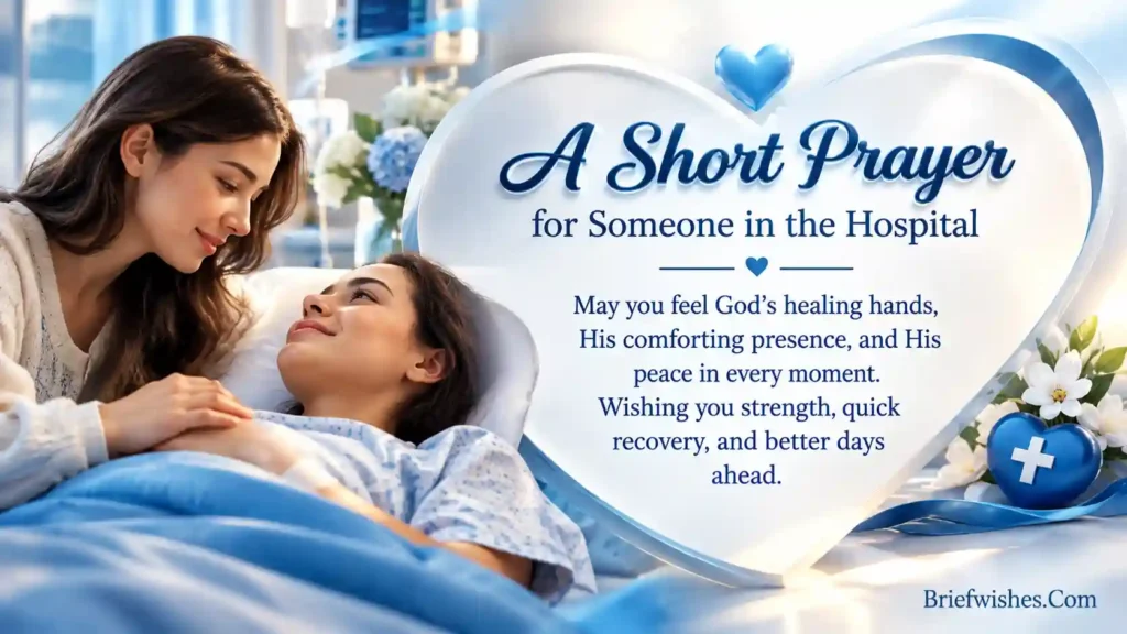 Short Prayer for Someone in the Hospital