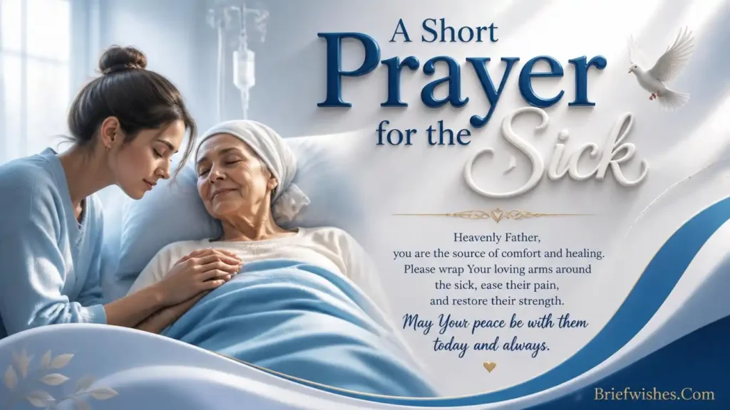 Short Prayer for the Sick 
