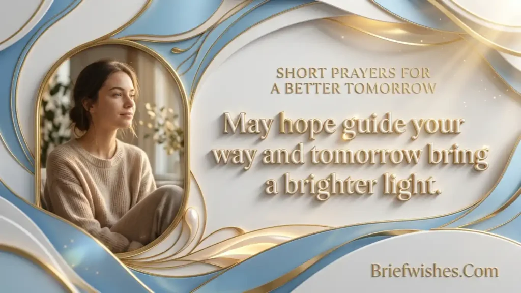 Short Prayers for a Better Tomorrow