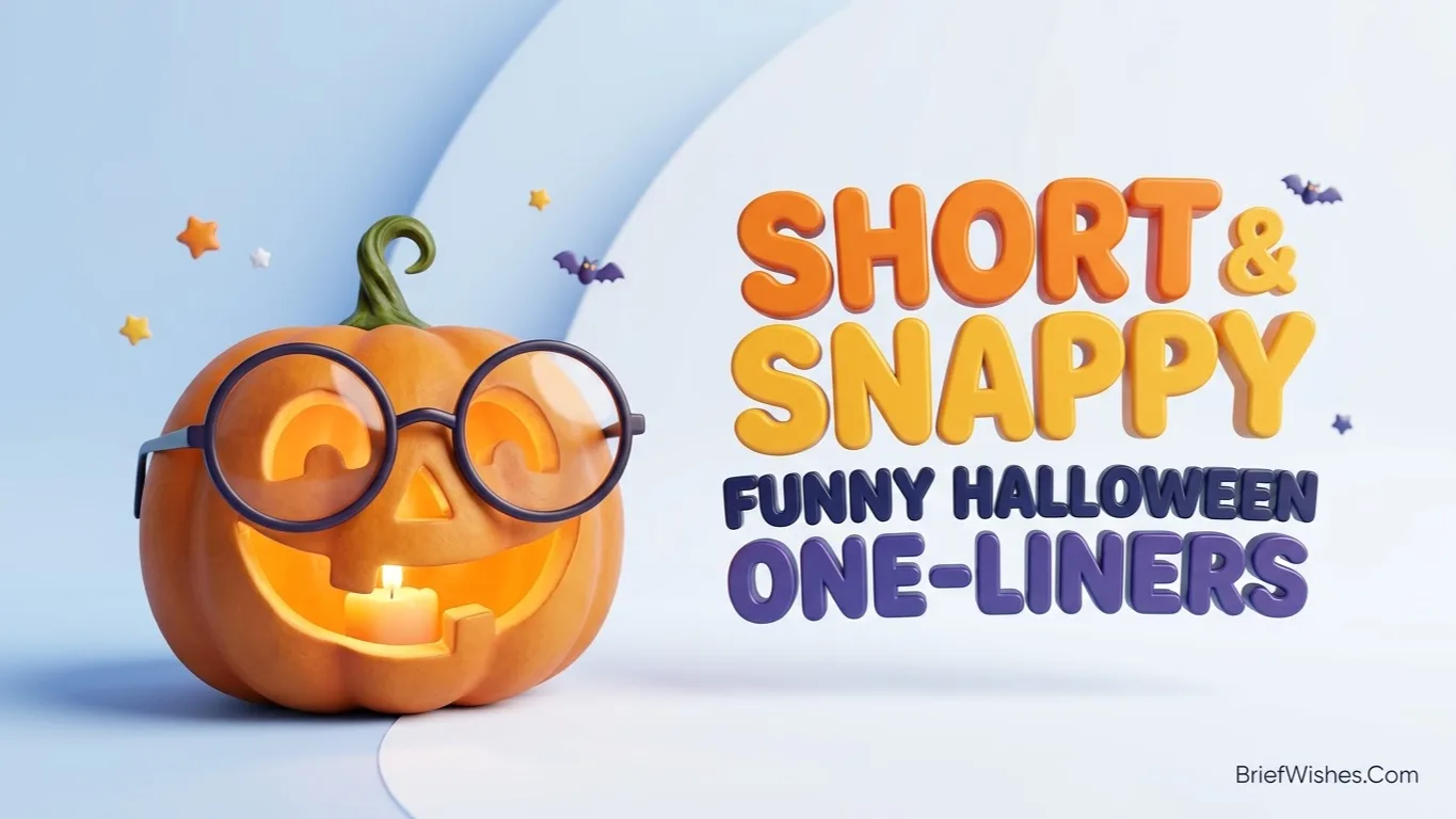 Short & Snappy Funny Halloween One-Liners