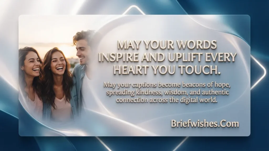 social media captions for inspiring posts