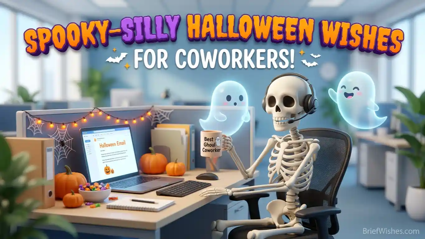 Spooky-Silly Wishes for Coworkers