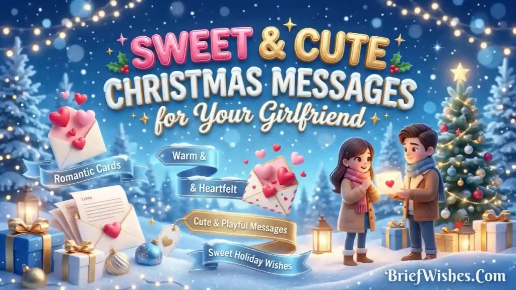 Sweet and Cute Christmas Messages for Your Girlfriend