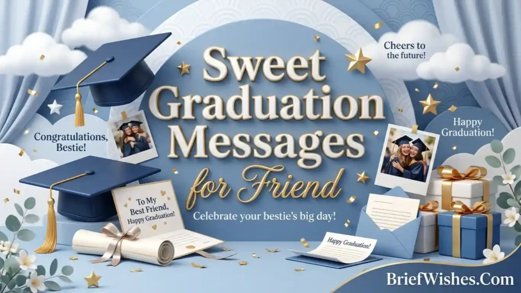 Sweet Graduation Messages for Friend