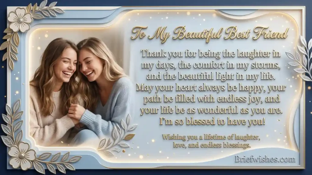 Sweet Messages for a Best Friend Girl 