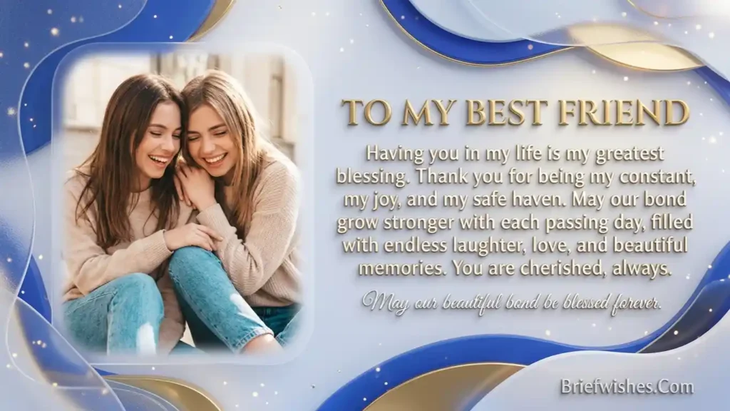 Sweet Messages for a Best Friend in English 