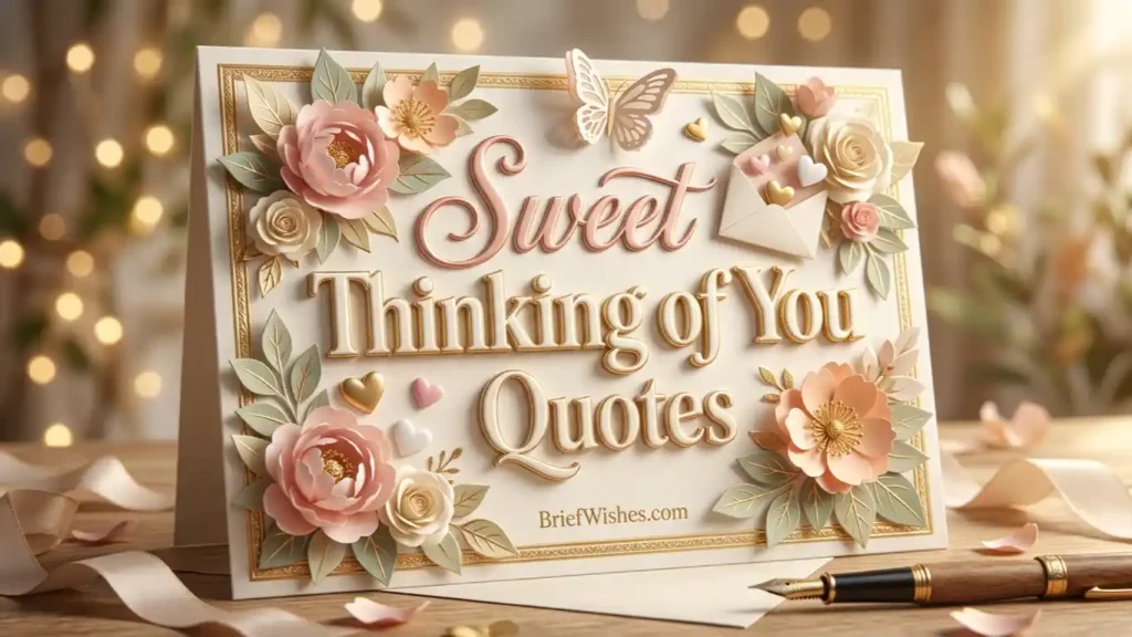 sweet thinking of you quotes