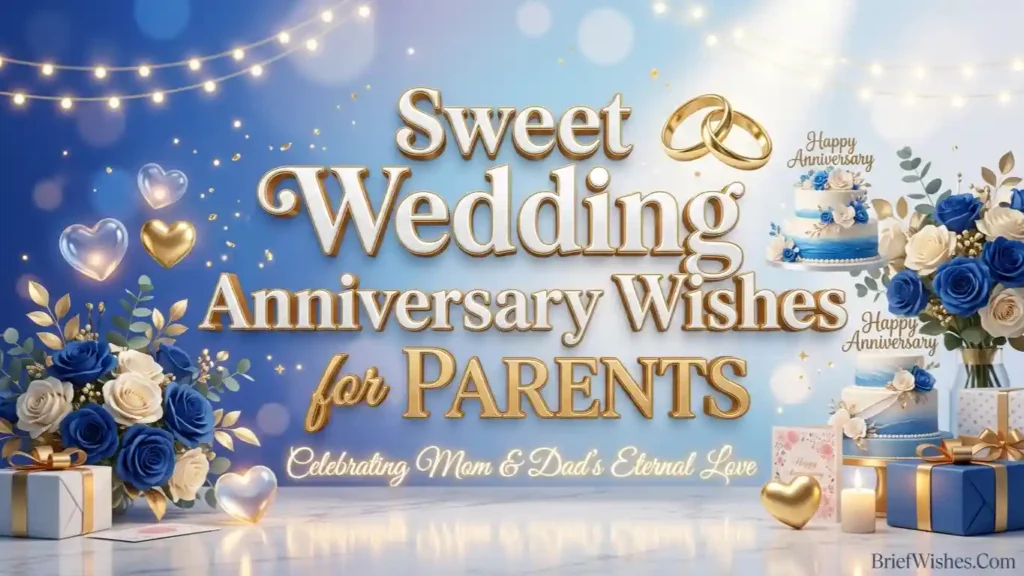 Sweet Wedding Anniversary Wishes for Parents