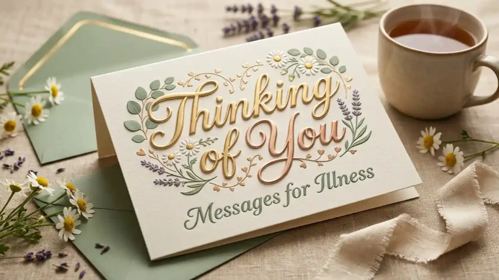 thinking of you messages for illness