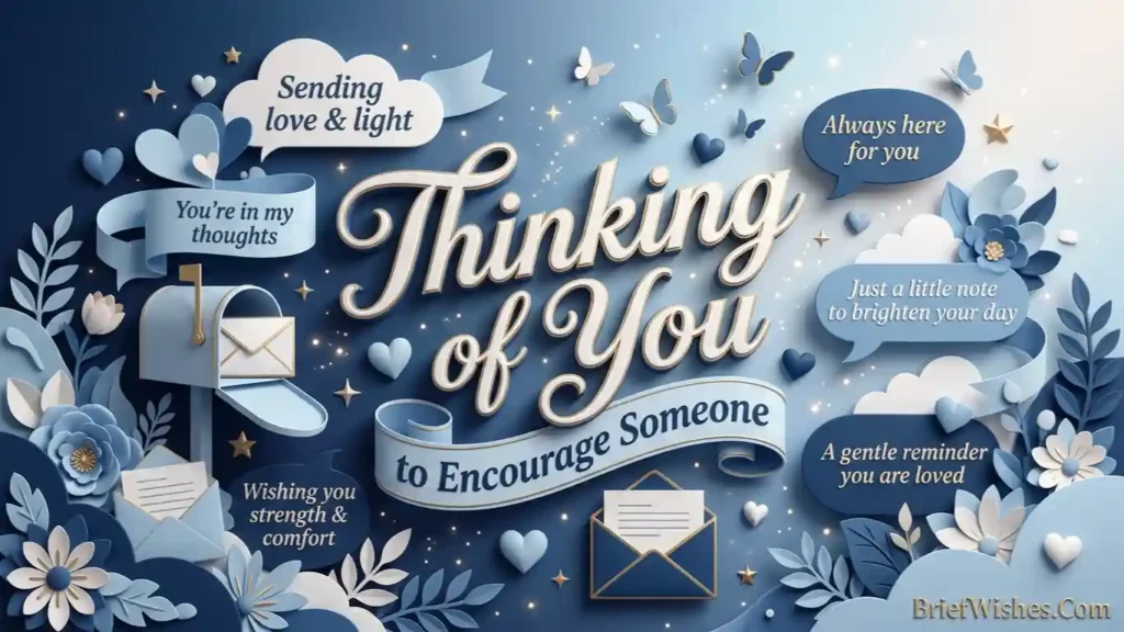 thinking of you messages to encourage someone