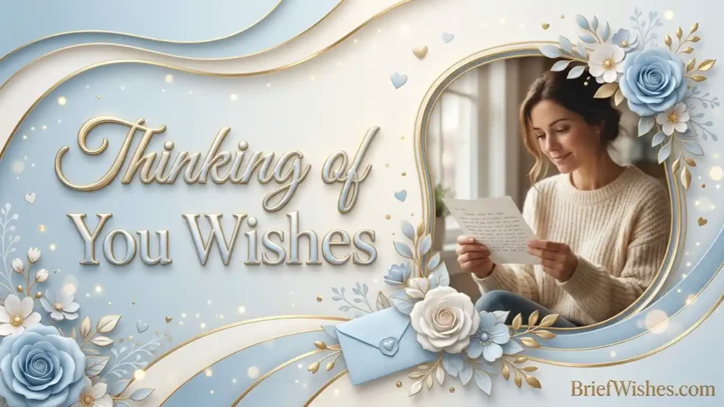 thinking of you wishes to my love