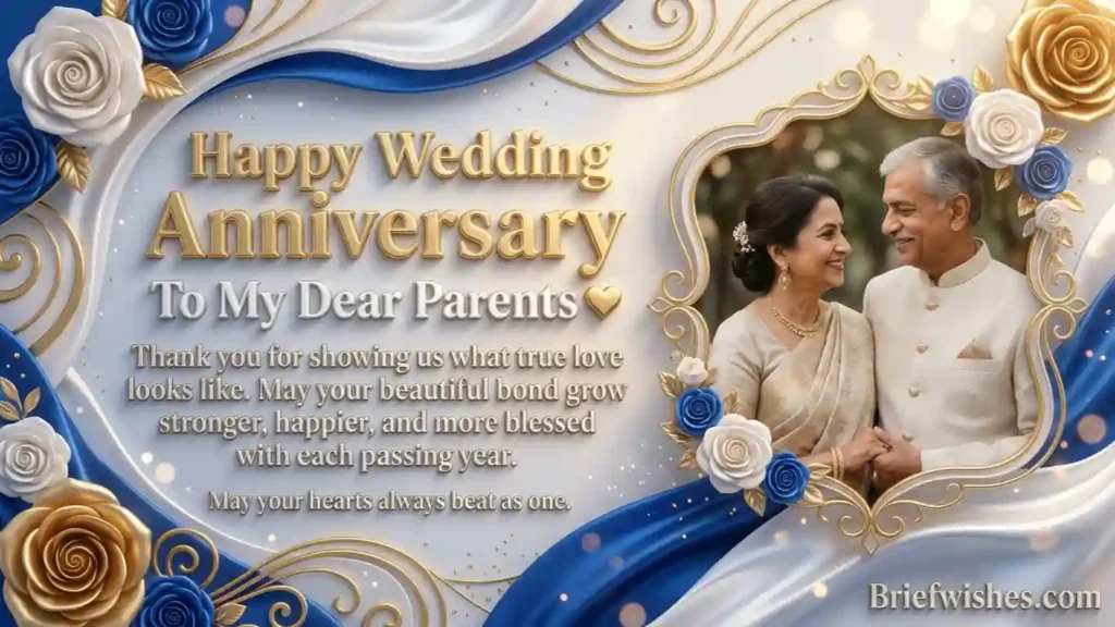 Wedding Anniversary Prayers and Blessings for Parents