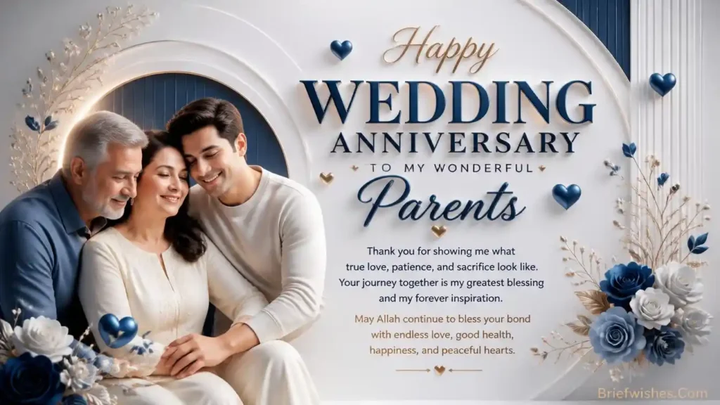 Wedding Anniversary Wishes for Parents from Son