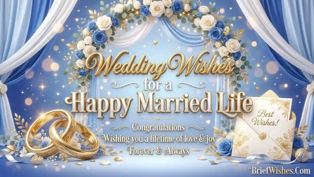 Wedding Wishes for a Happy Married Life
