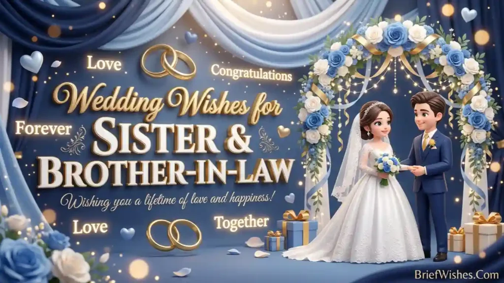 Wedding Wishes for Sister and Brother-in-Law
