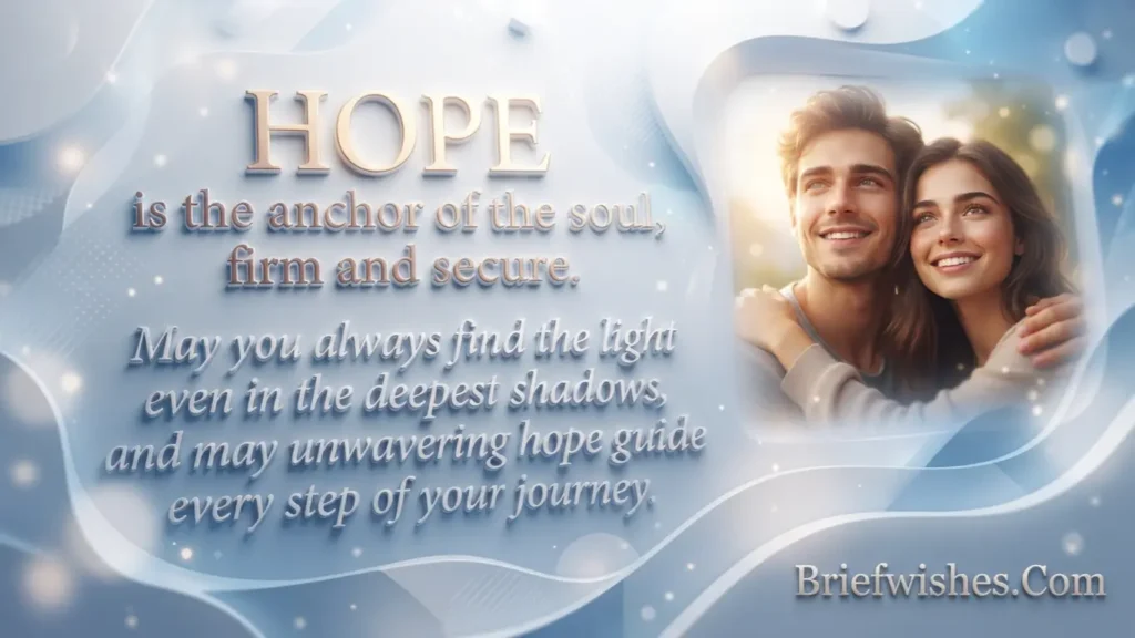 What are some inspiring messages about hope