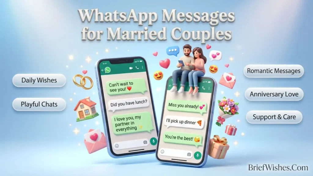 WhatsApp Messages for Married Couples